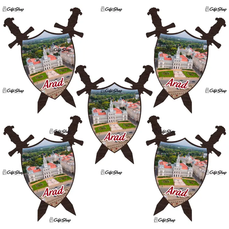 Arad, magnet palos cu sabii, model mgs189